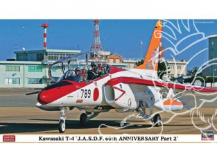 Hasegawa maquette avion 02142 Kawasaki T-4 JASDF 60th Anniversary (2 kits) Limited Edition 1/72