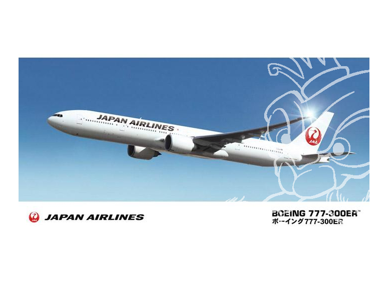 HASEGAWA maquette avion 10719 JAL Boeing 777-300ER 1/200